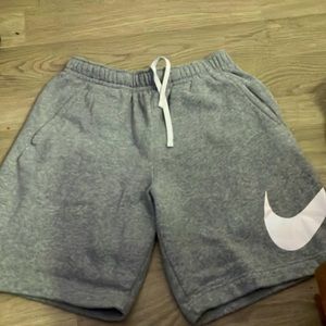 Brand new grey and white Nike shorts
